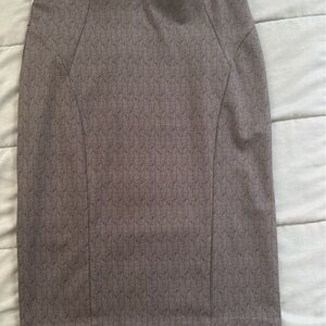 Ellen Tracy Taupe Pencil Skirt